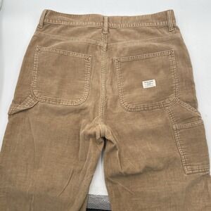Vtg 90s GAP Industrial Corduroy Carpenter Pants Mens 33x30 Gorp Grunge Baggy Tan